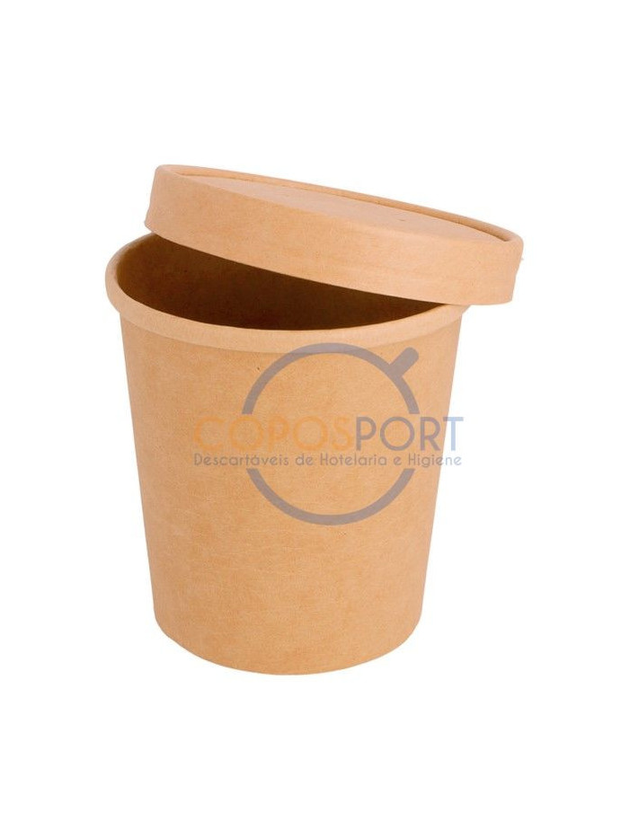 Taça + Tampa 780ml 25UN