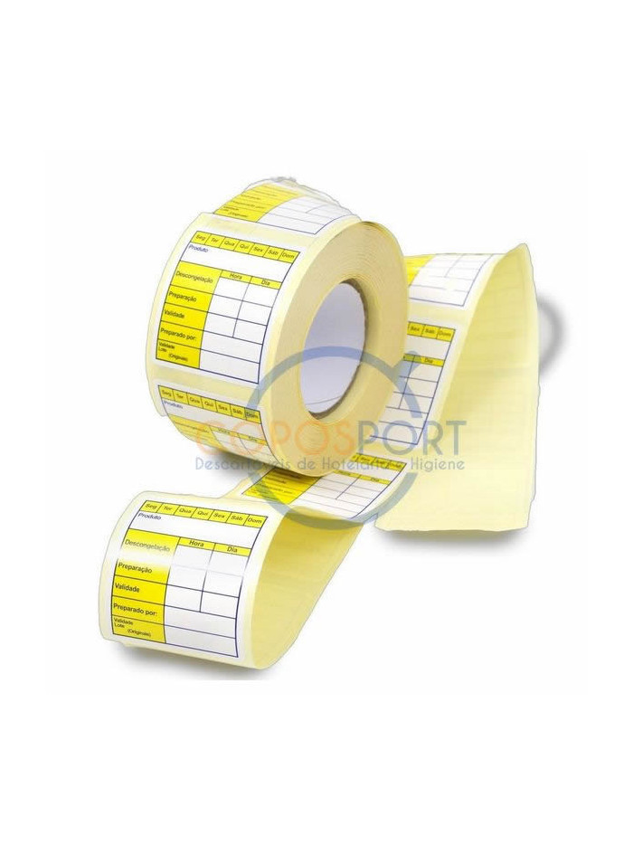 Etiquetas HACCP - Rolo 500UN