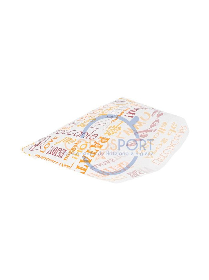 Saco para Batata Frita Parole 12x9cm Anti Gordura - 1000UN