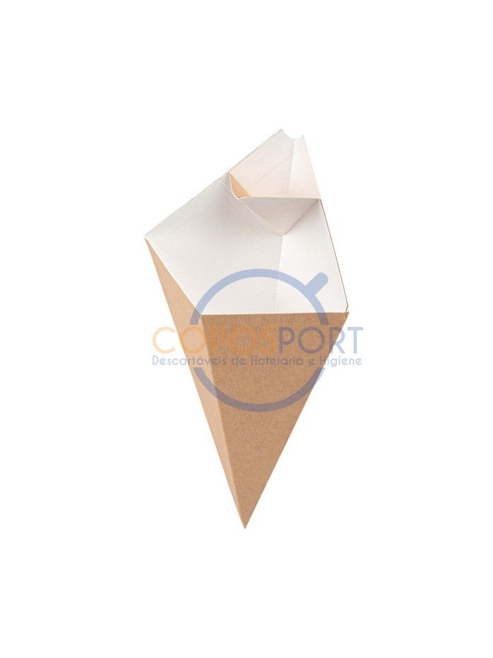 Cones Com Pestana THEPACK® Natural/Branco 16x27cm - 200UN