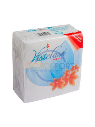Guardanapo PP 40x40cm Branco Tissue - CX 24x50UN
