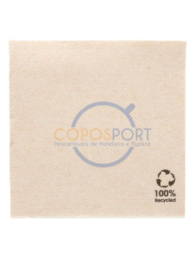 Guardanapo Ecolabel ¨Double point¨ 20x20cm Natural Tissue Reciclado - CX 2400UN