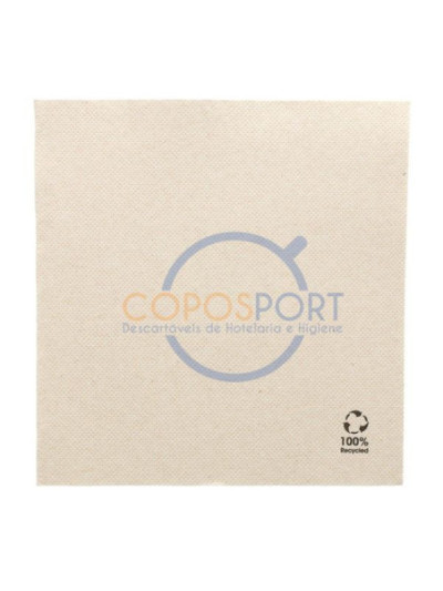 Guardanapo Ecolabel ¨Double point¨ 33x33cm Natural Tissue Reciclado - CX 1200UN