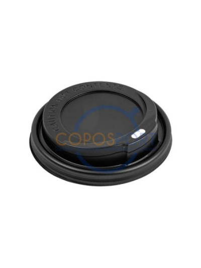 Tampa Preta PS P/Copo 360/480ml - 100UN