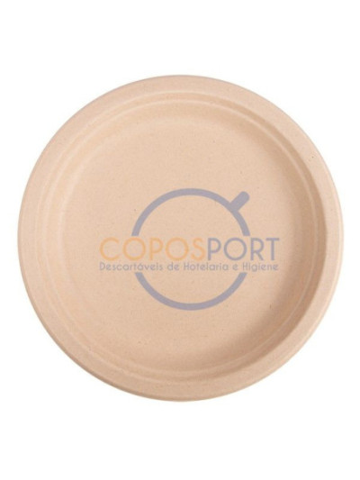 Prato Raso Bionic Natural 23cm - 50UN