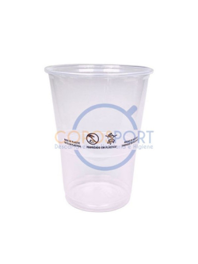 Copo RPET Transp 650ml - 50UN