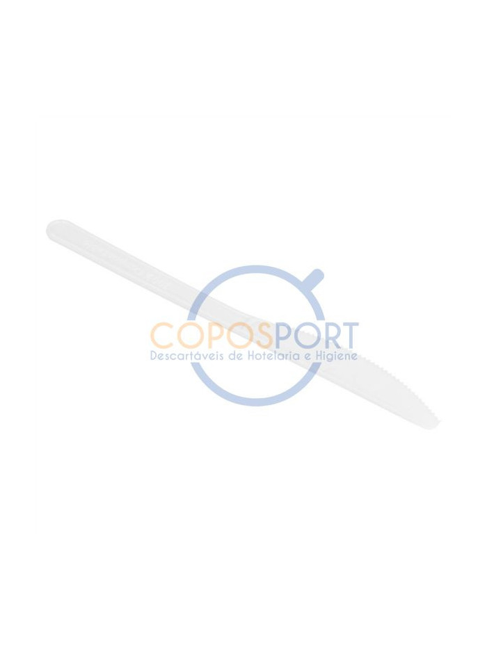 Faca Branco 18cm CPLA - 50UN