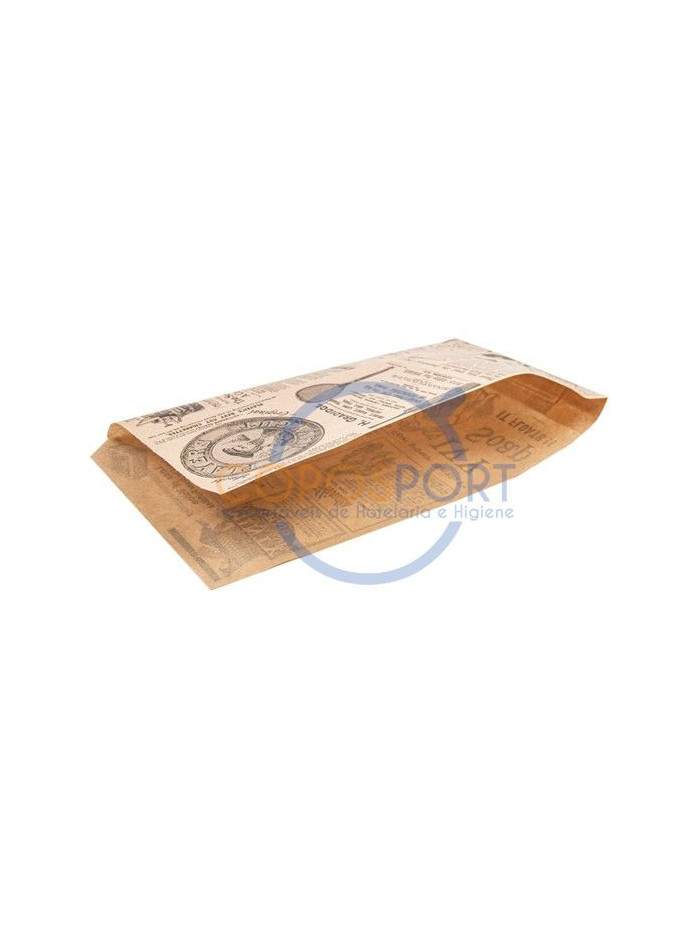 Saco Aberto 2 Lados Times 33*22cm  P/ Crepes - 500UN